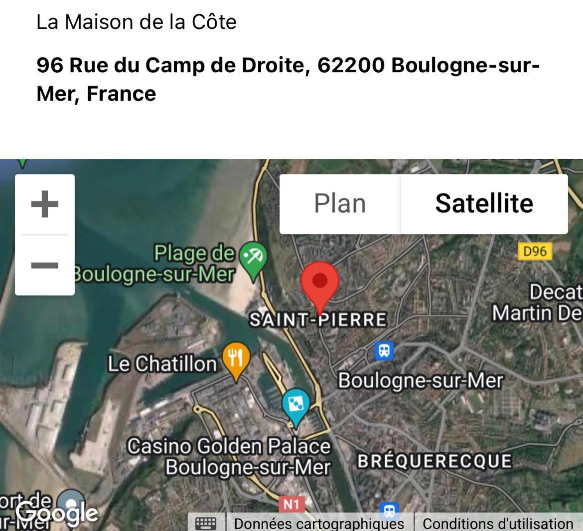 La Maison De La Cote Boulogne-sur-Mer Exteriér fotografie